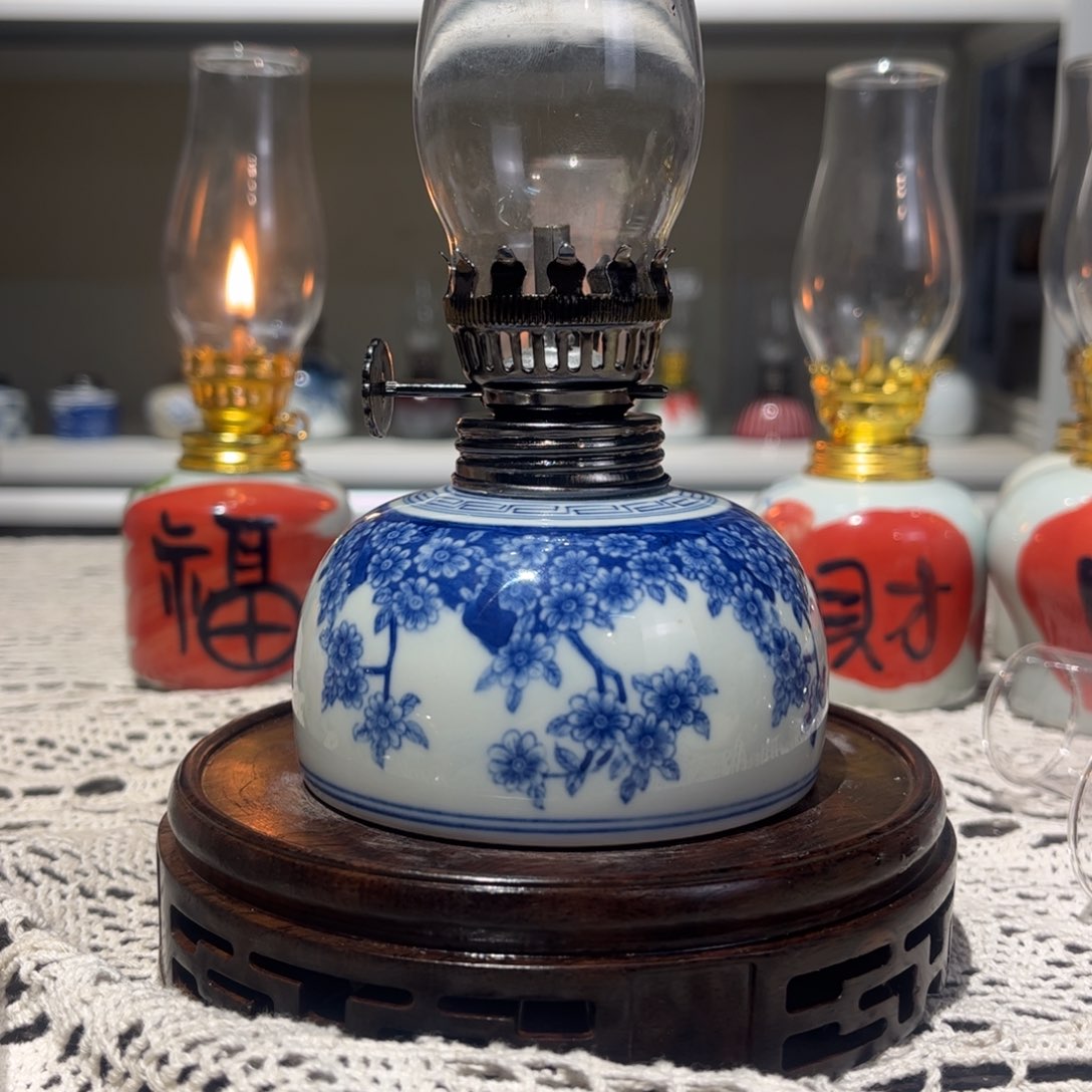 摆件景德镇陶瓷香薰灯