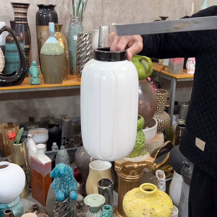 摆件高度32厘米口径7厘米微瑕捡漏