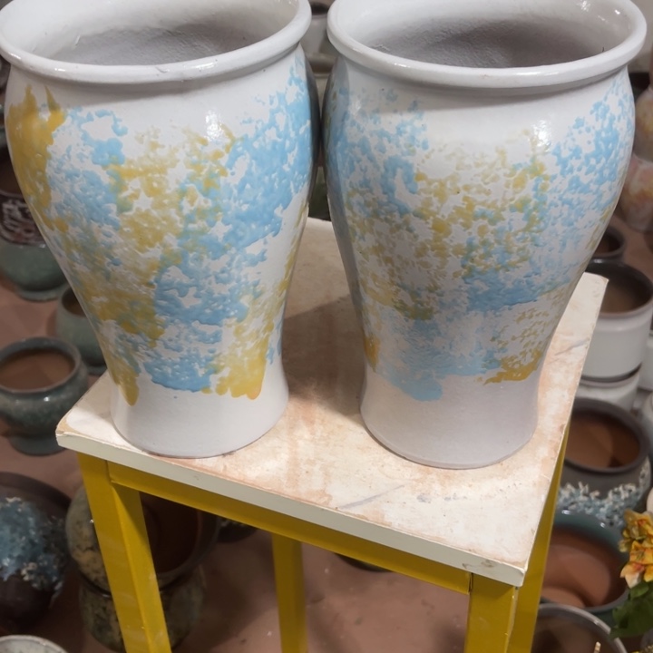 花盆紫砂口径15高度26两只正品