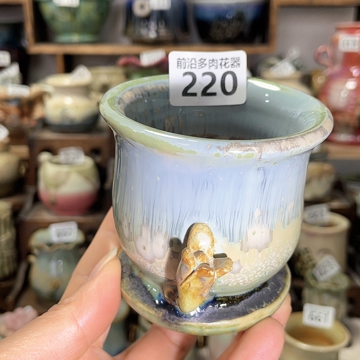 红陶内口径7高度8