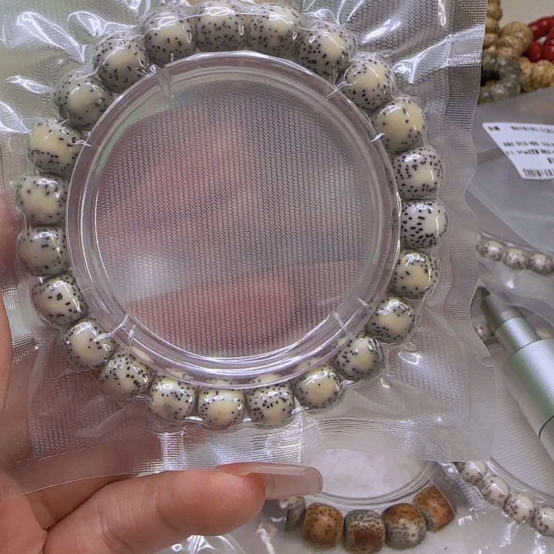 星月菩提手串23哈哈双留白星月菩提1.0桶单圈