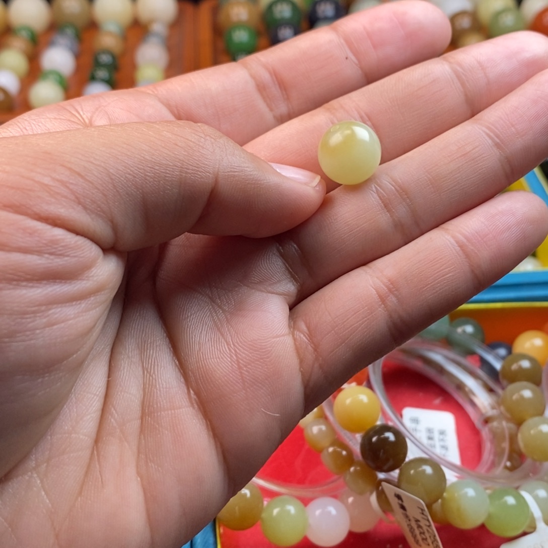 和田玉未镶嵌珠宝奇石卡12糖黄口y