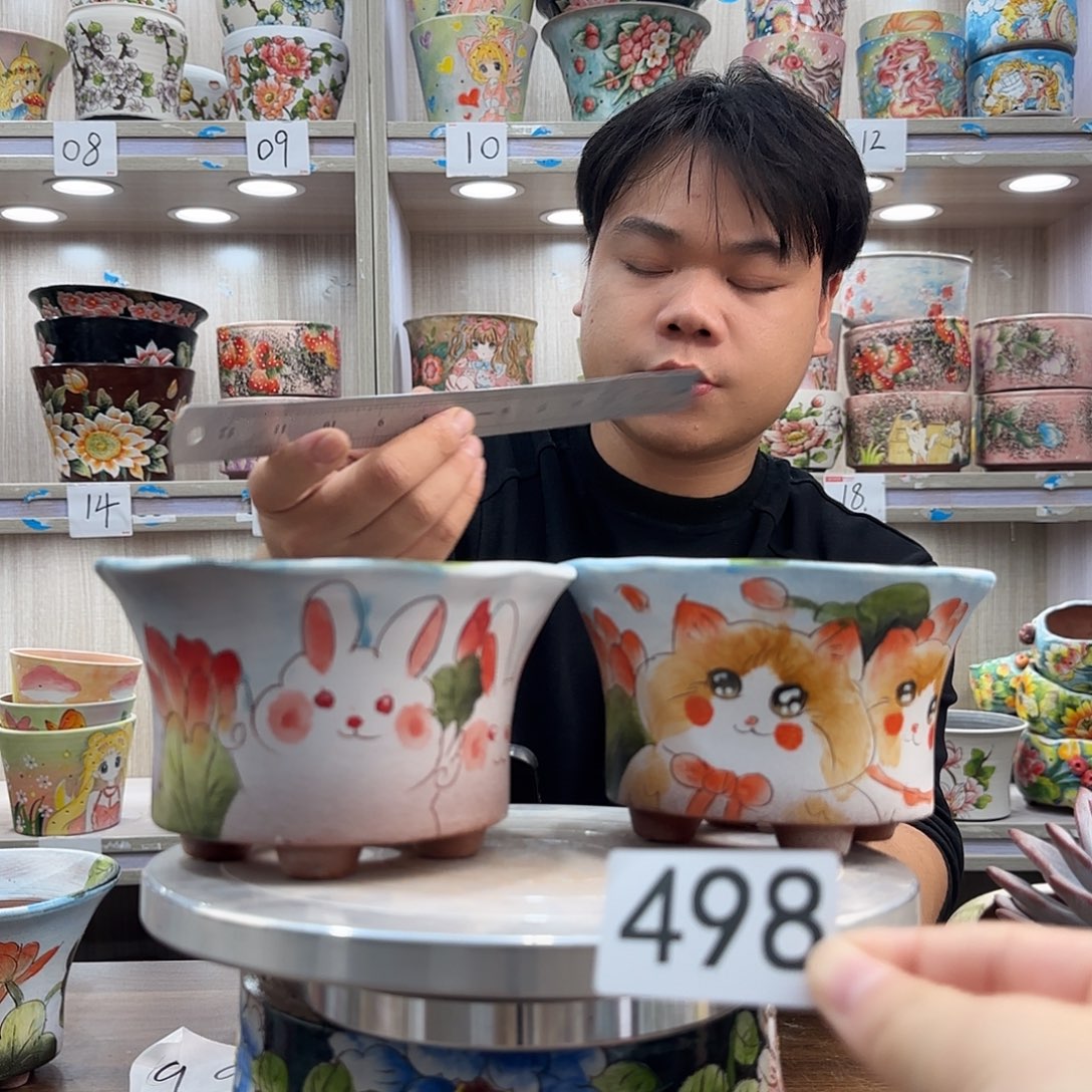 紫砂花盆瑕疵瑕疵498