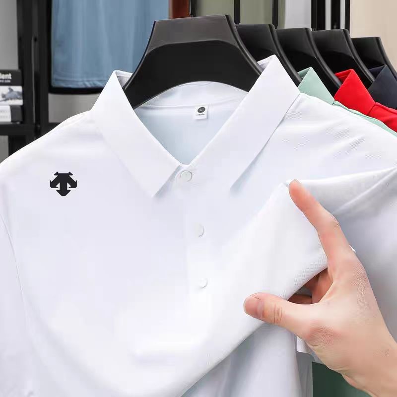 【海外撤柜 正品清仓】轻奢男士翻领polo衫全无痕舒适百搭短袖T恤潮