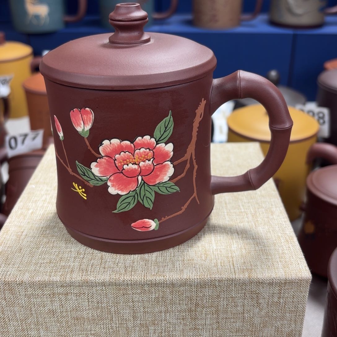 紫砂茶杯紫砂盖杯