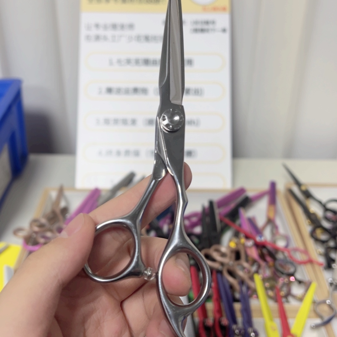 6寸vg10银色新款平剪