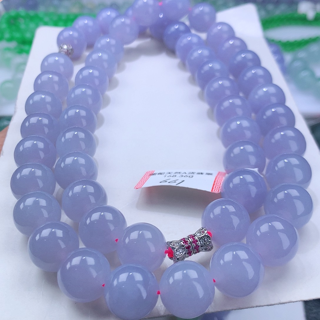 翡翠手串未镶嵌卡12.5