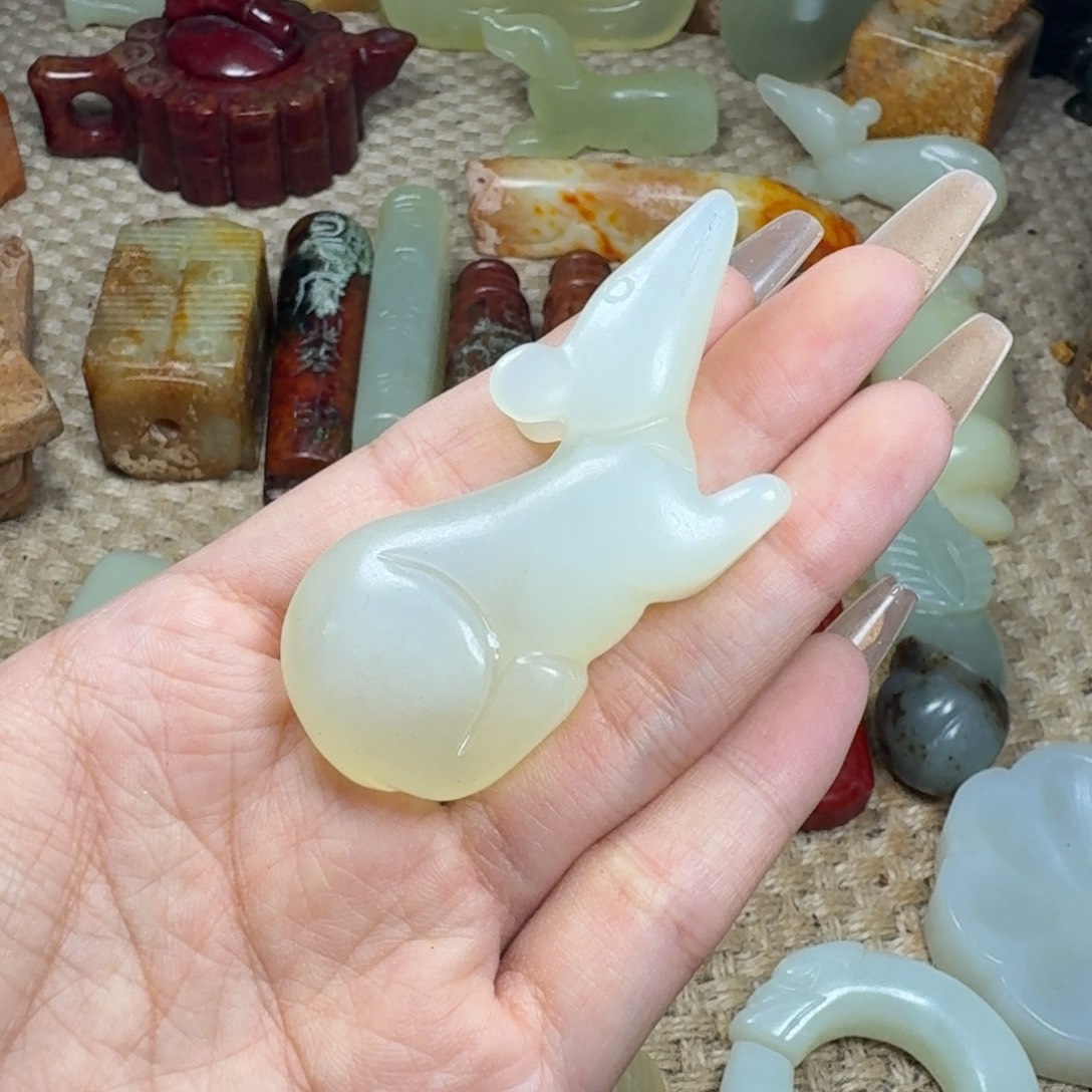 吊坠白玉菩提挂件