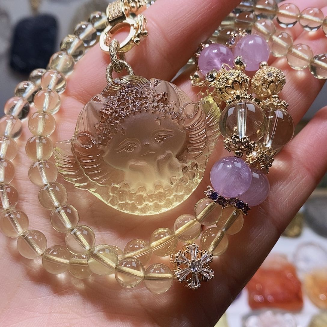 水晶水晶吊坠未镶嵌