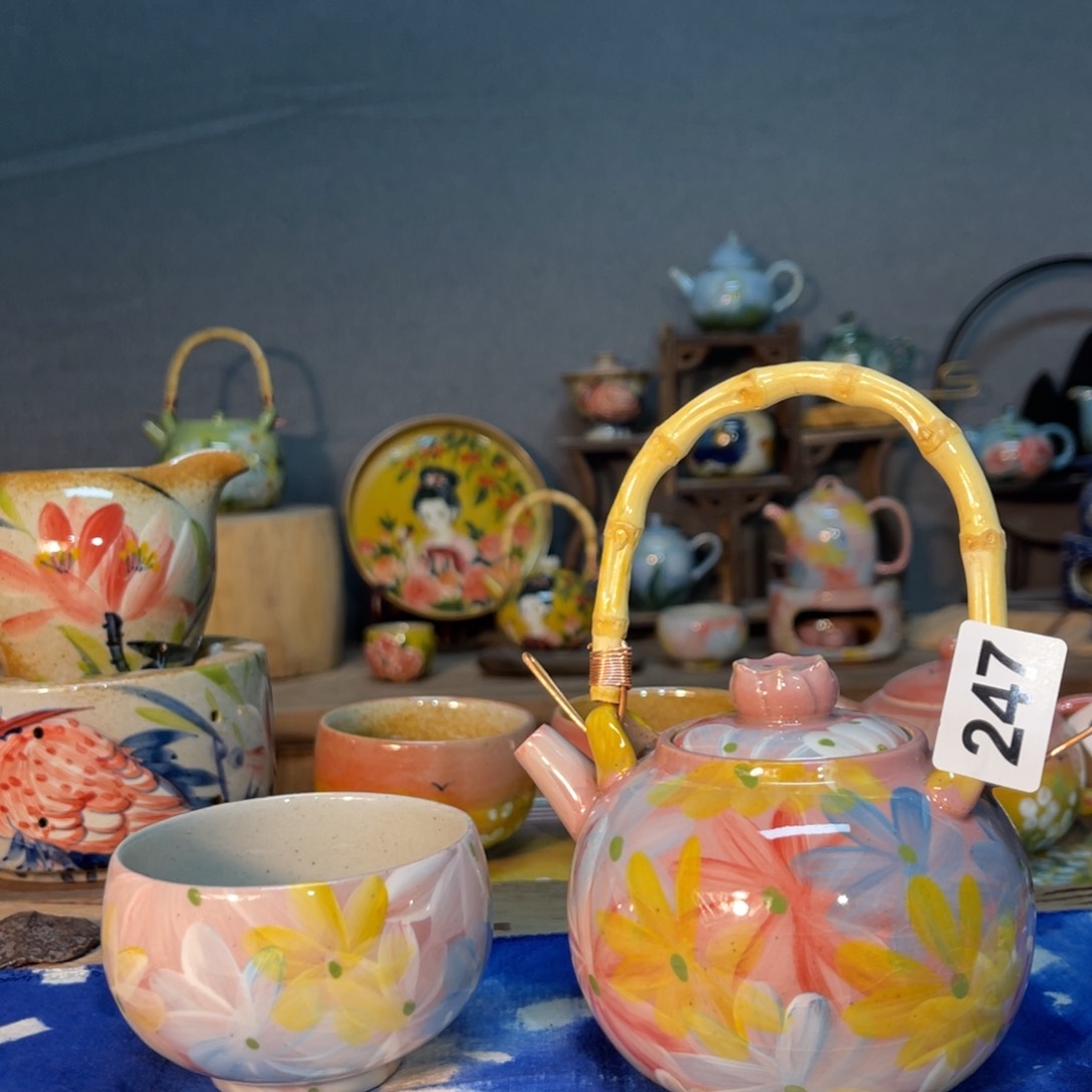 杯素浅陶瓷手工手绘