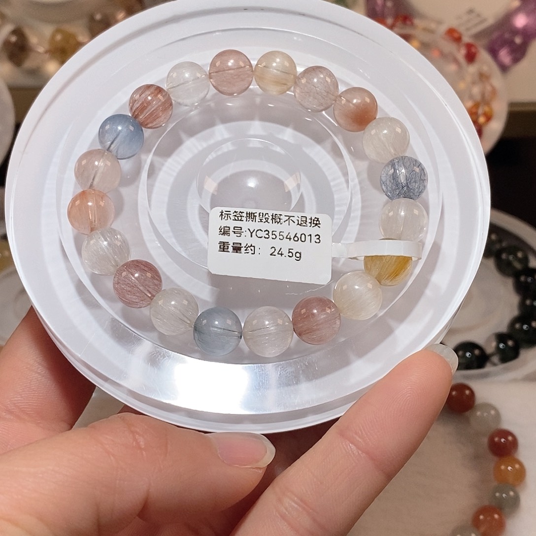 水晶手链未镶嵌J兔毛手链
