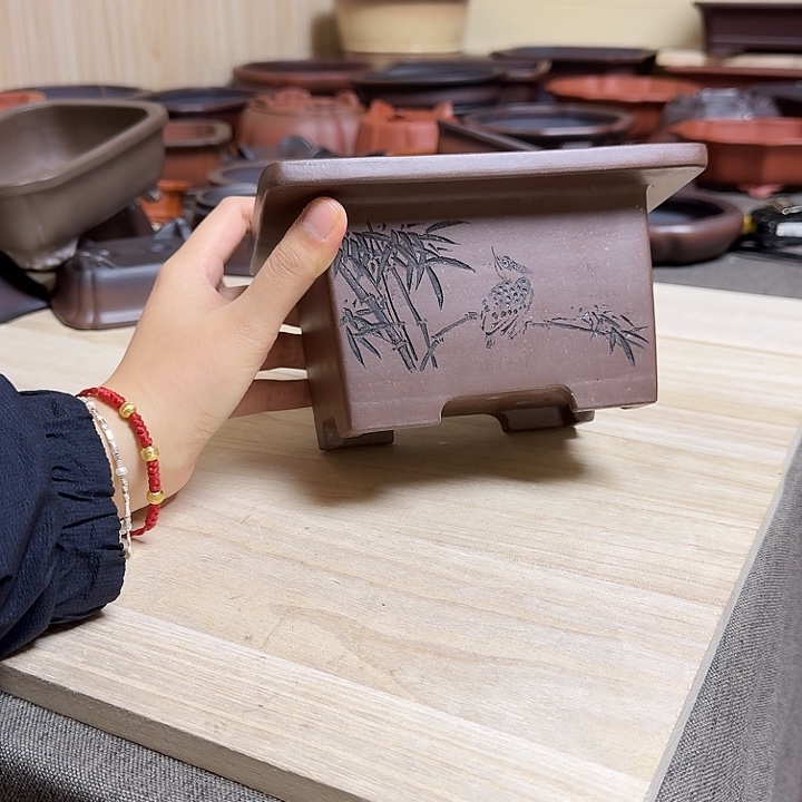 红陶紫砂花盆亏本处理2