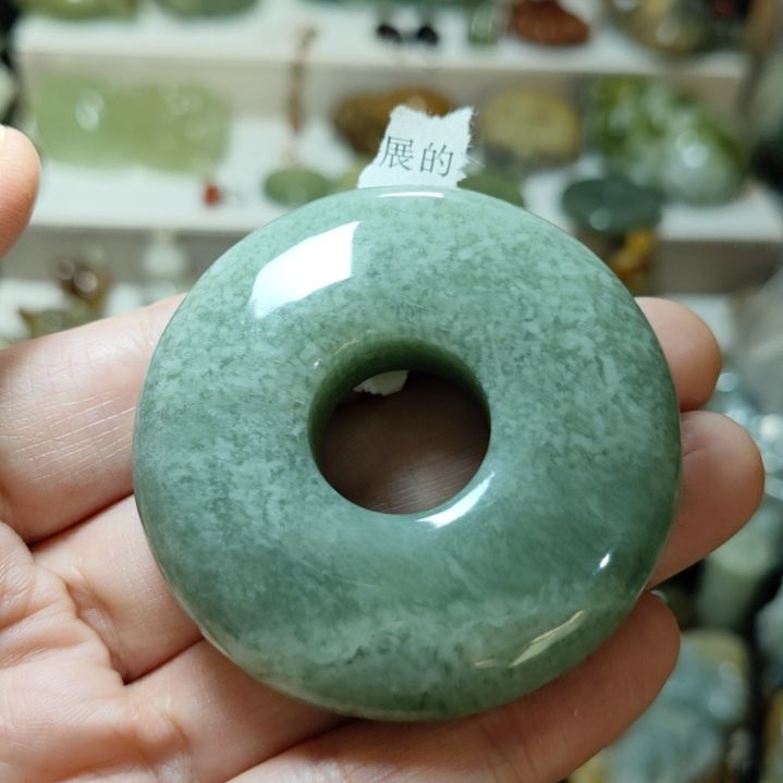 岫玉平安扣未镶嵌