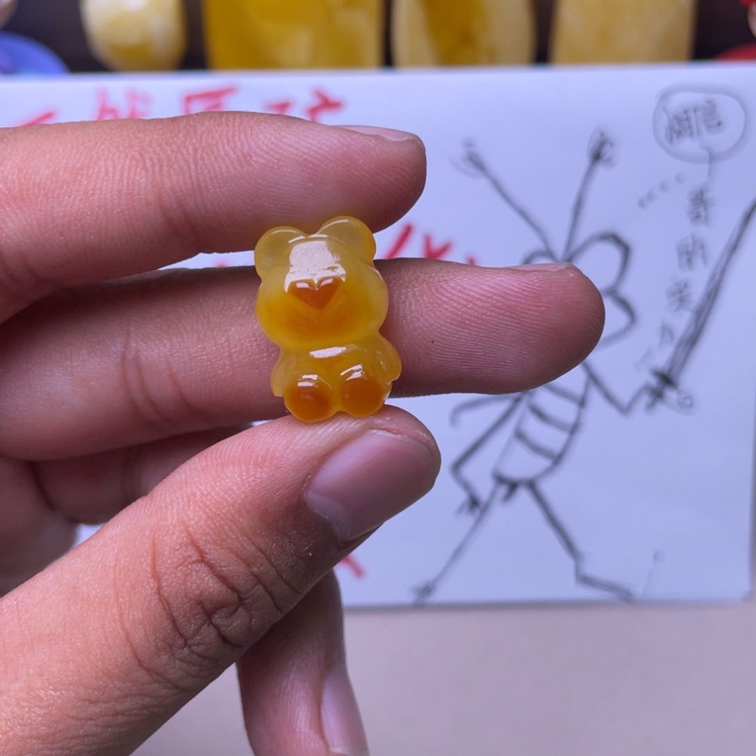 琥珀未镶嵌珠宝奇石