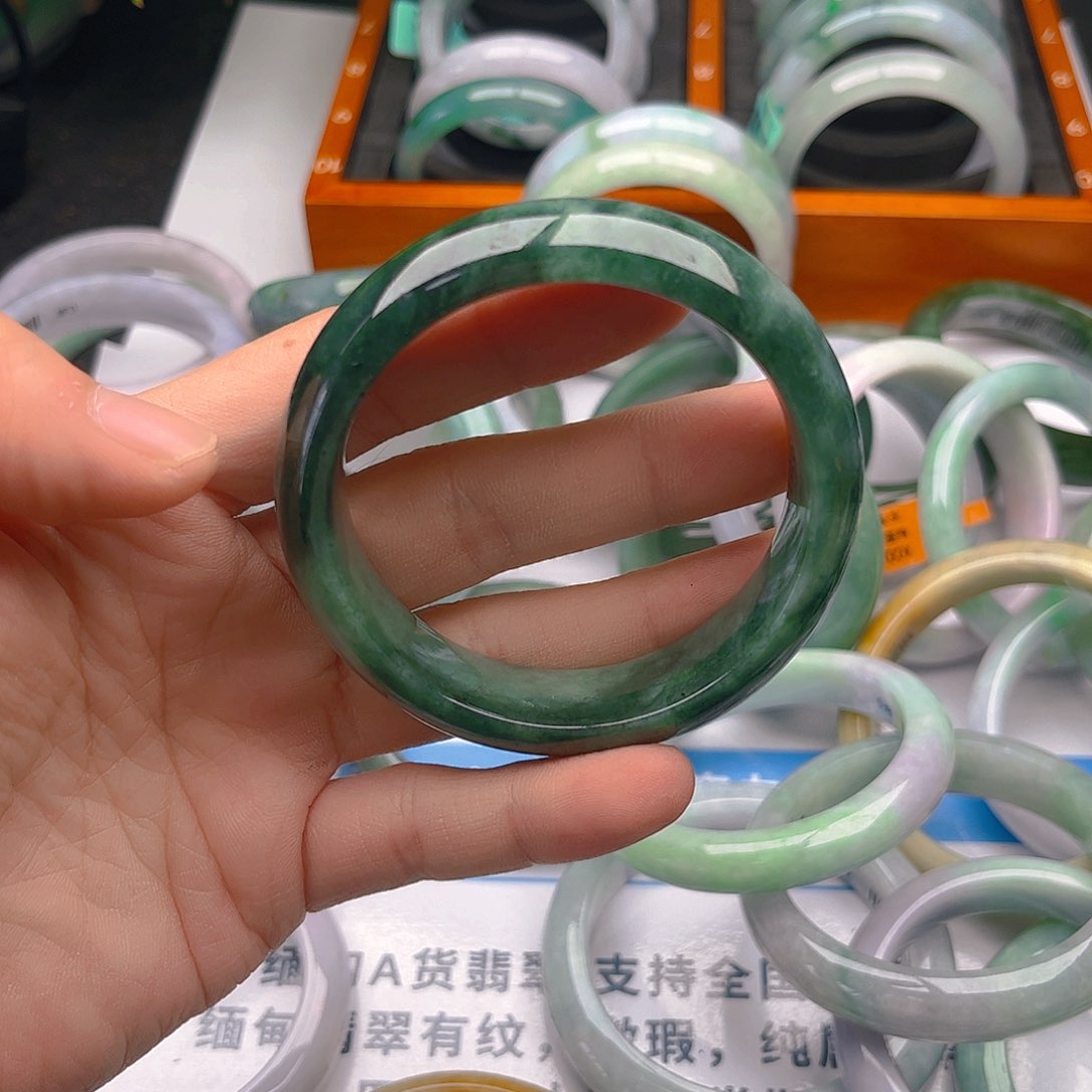 未镶嵌手镯翡翠556x3. 56