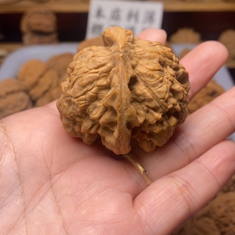 合***实文玩核桃把件核桃