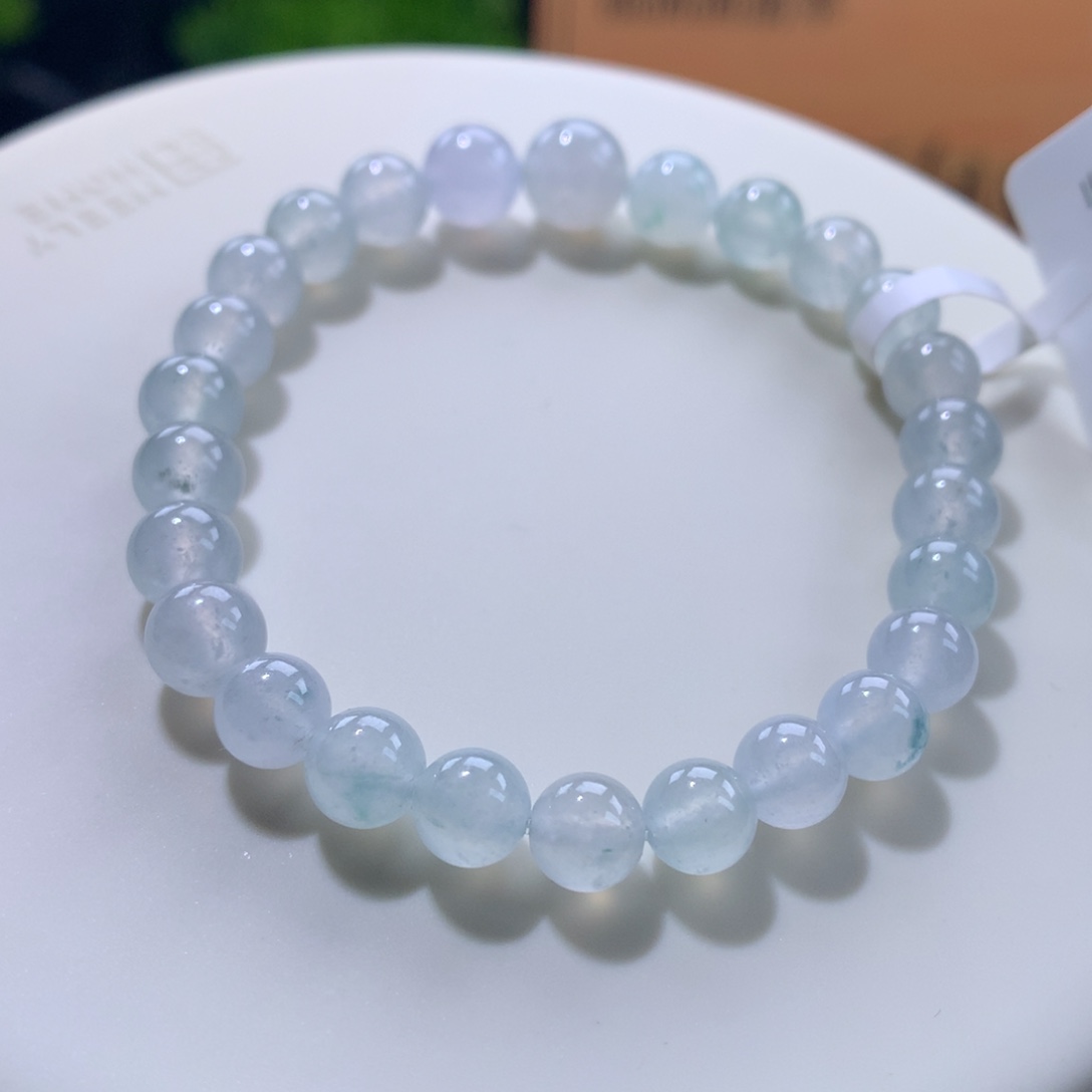 翡翠未镶嵌手链卡6.5～8.5