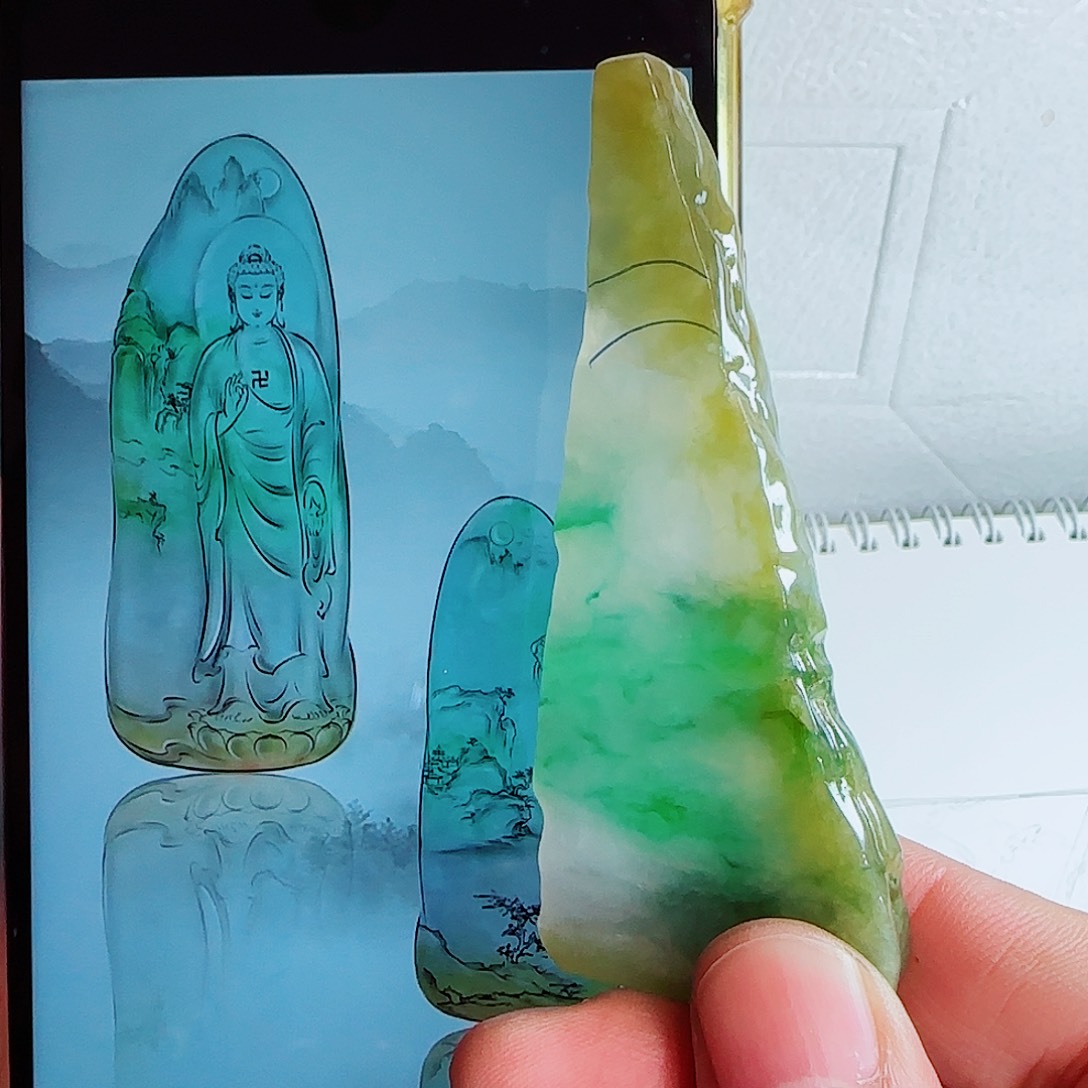 定制翡翠未镶嵌翡翠首饰