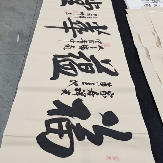 翰墨白武坤老师作品一副