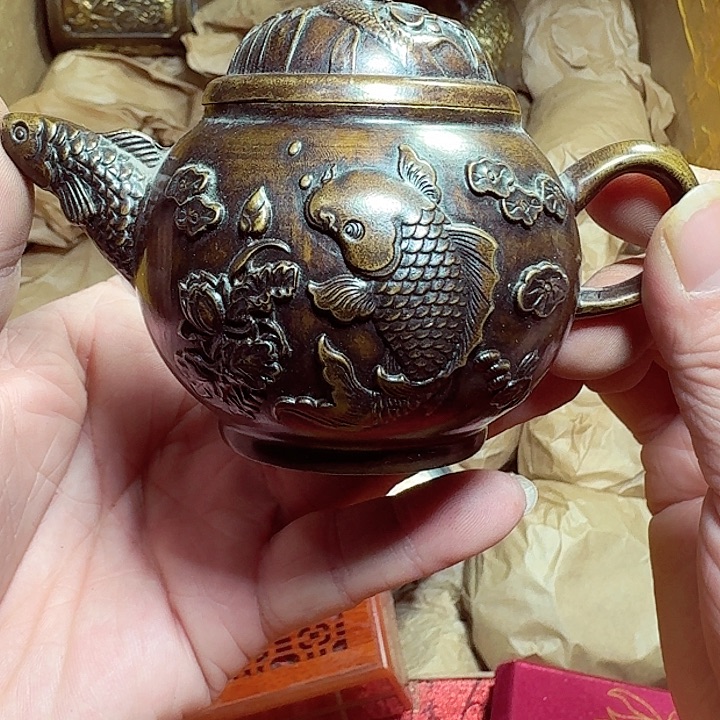 铜器摆件收收藏藏