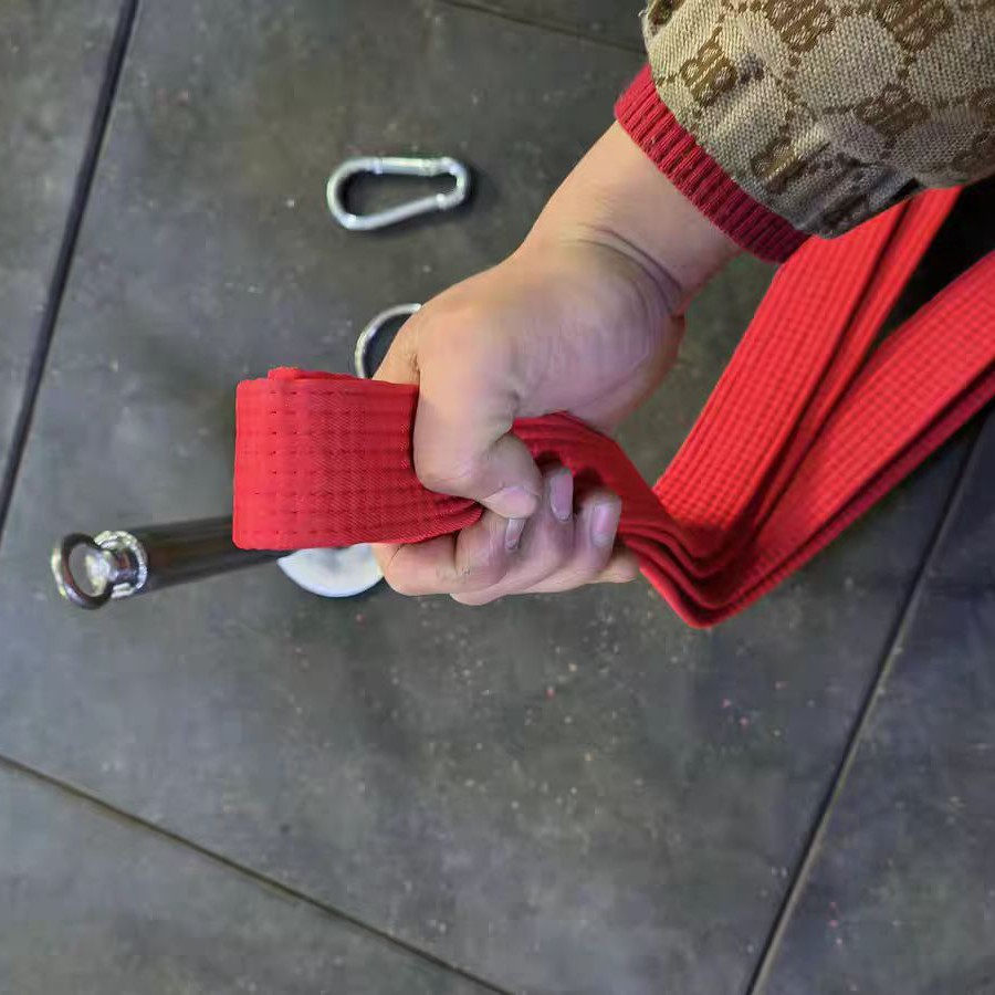 LZS 纯棉旋前带+不锈钢小孔托杆+扣 扳手腕训练旋前旋后上挑垂