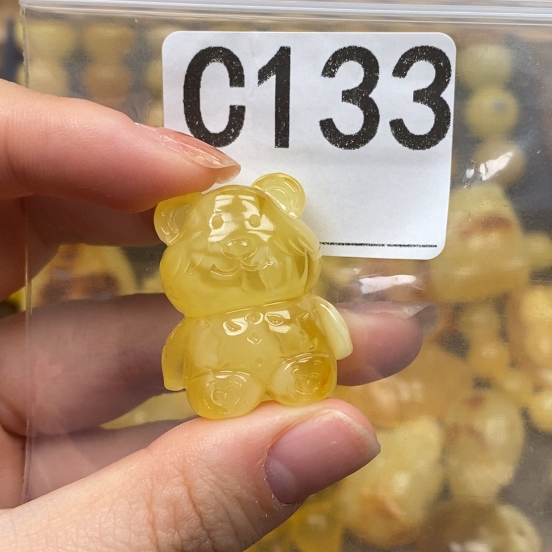 琥珀未镶嵌珠宝奇石