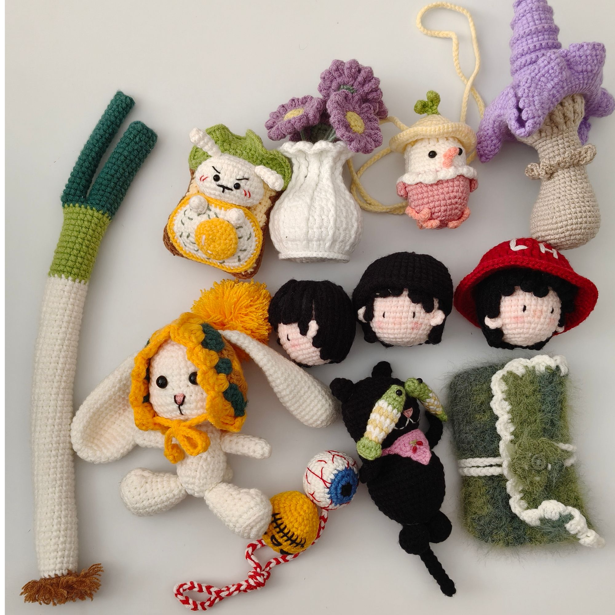 纯手工钩织玩偶玩具