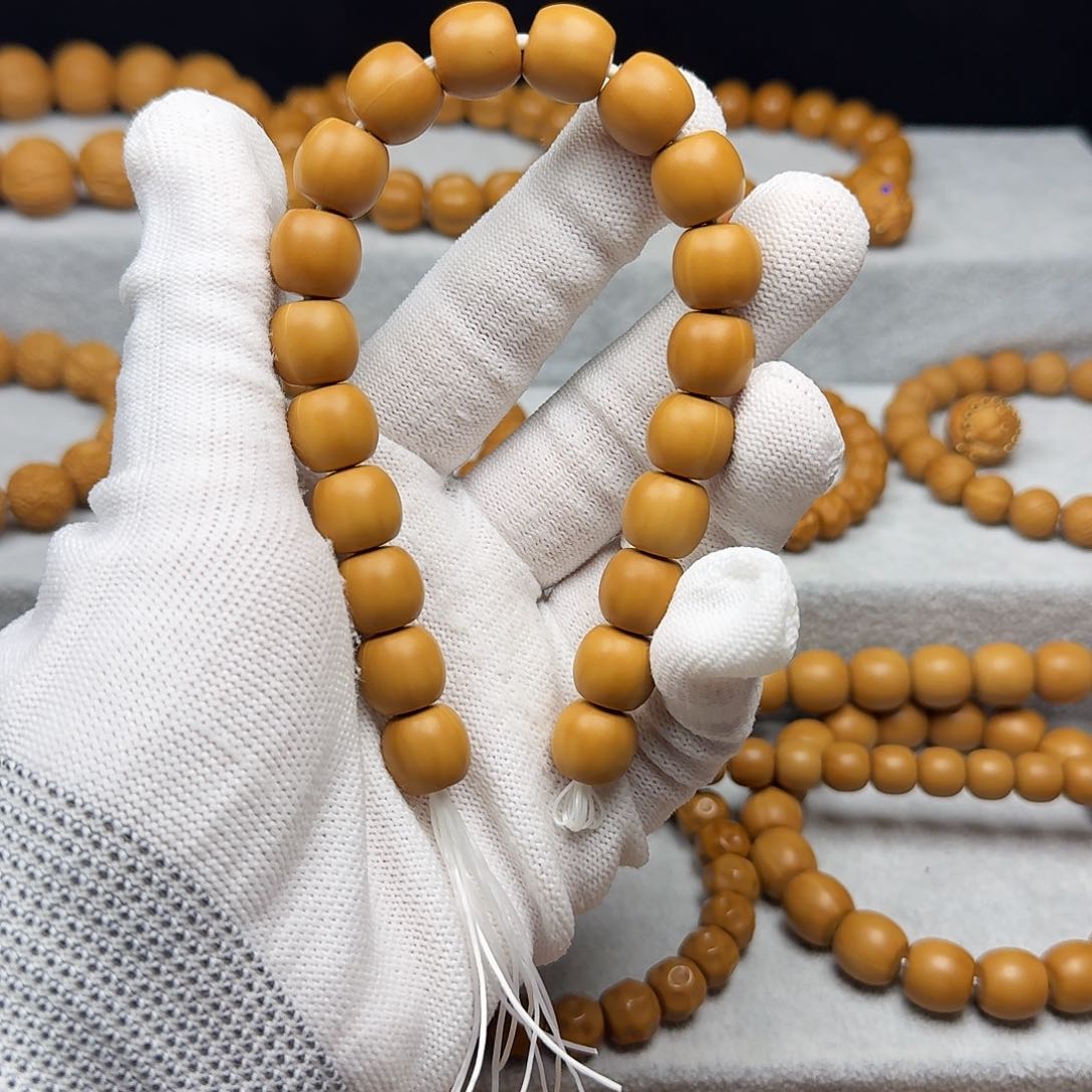 猴头核桃手串叶*客直切40颗