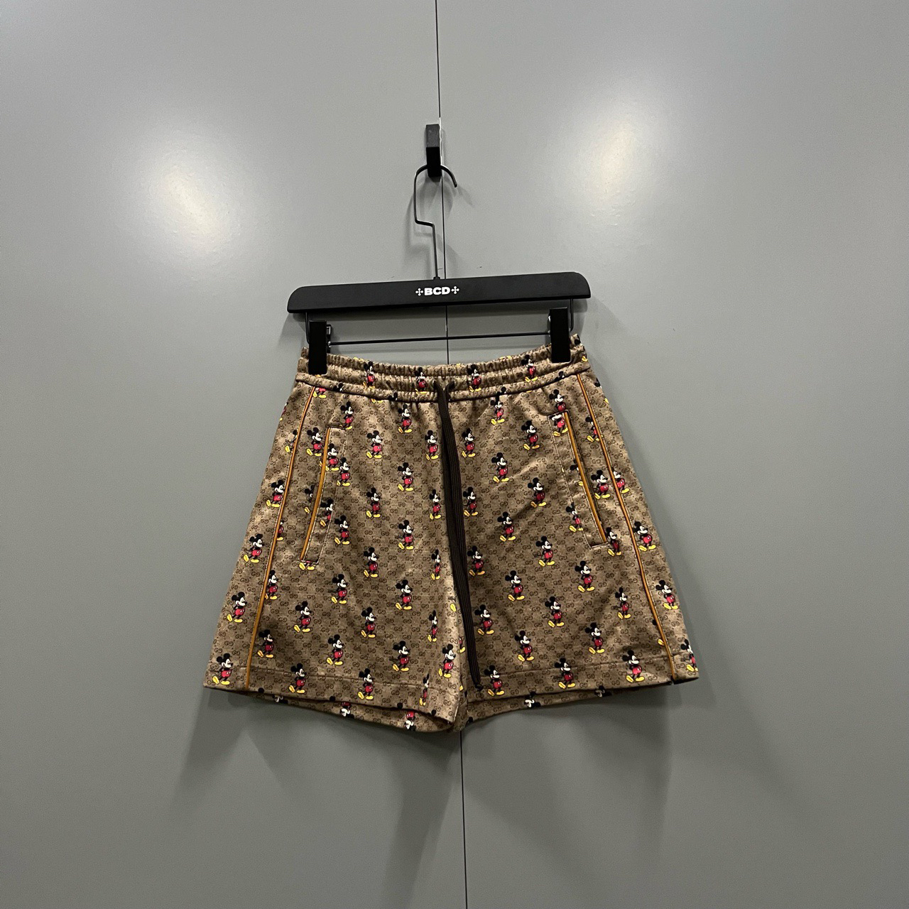 95新 GUCCI/古驰 古驰 ×迪士尼 联名款 米奇满印短裤 XS码/95