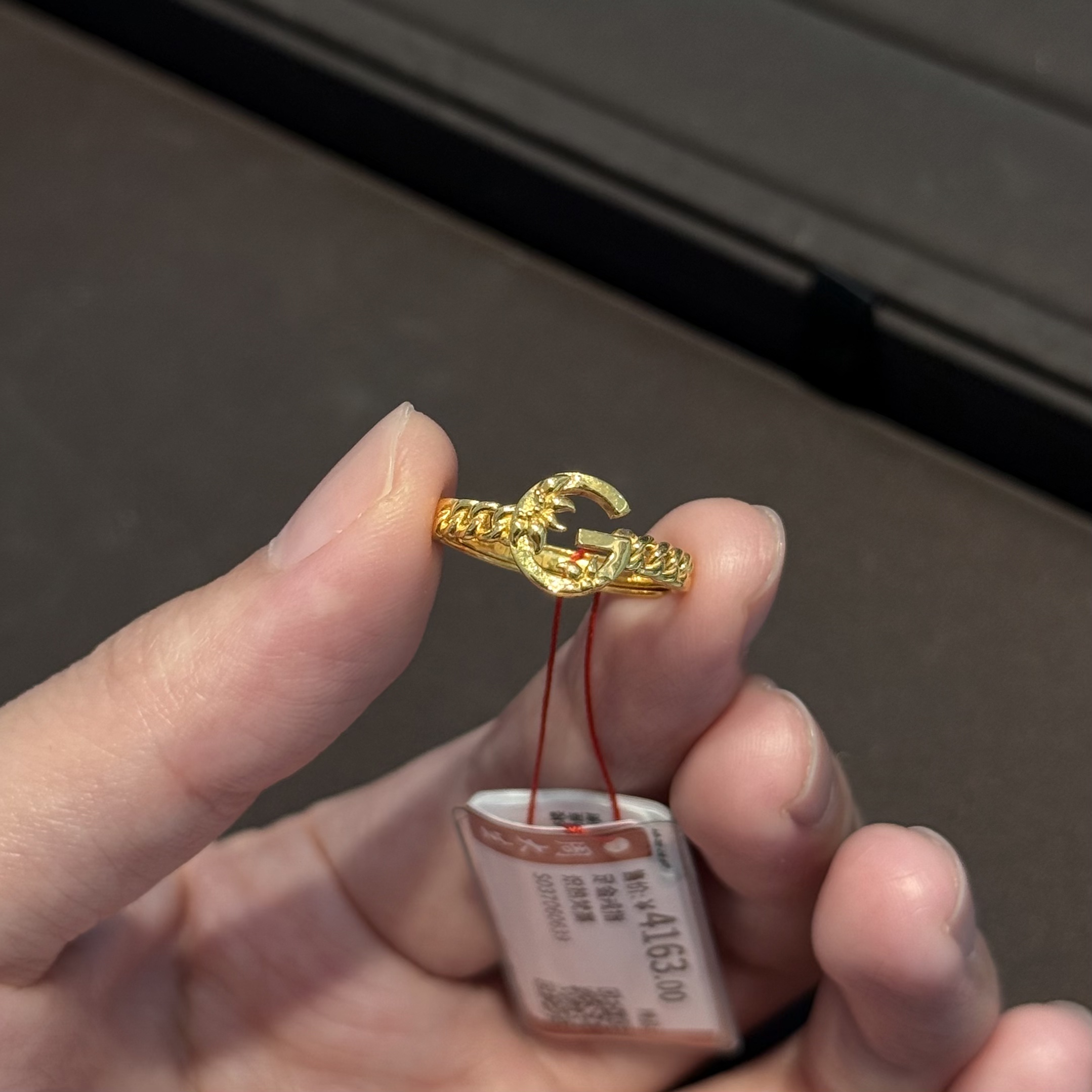Chow Tai Seng/周大生周大生足金炽热梵高系列戒指