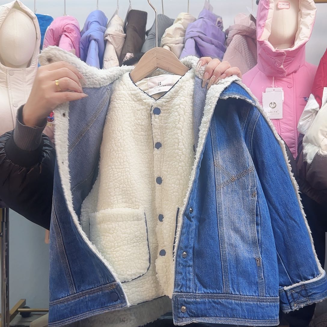 130150160两件套牛仔（备注尺码）