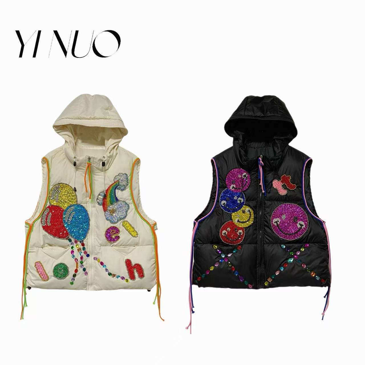 YNYC【此为商家设计定制款不退不换】新款重百搭工棉马甲 DZ252041