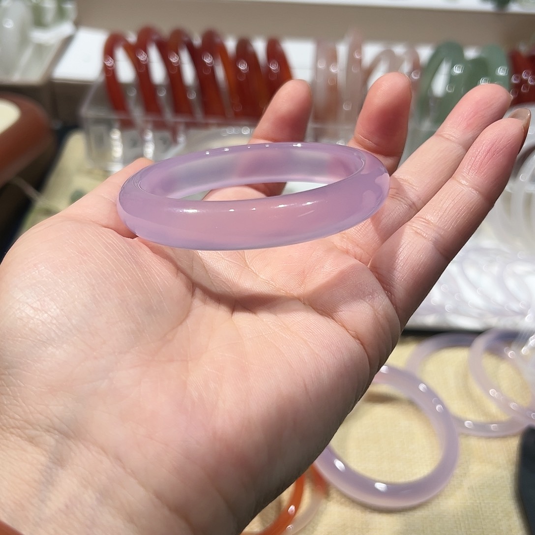 玛瑙/玉髓手镯未镶嵌星***✨