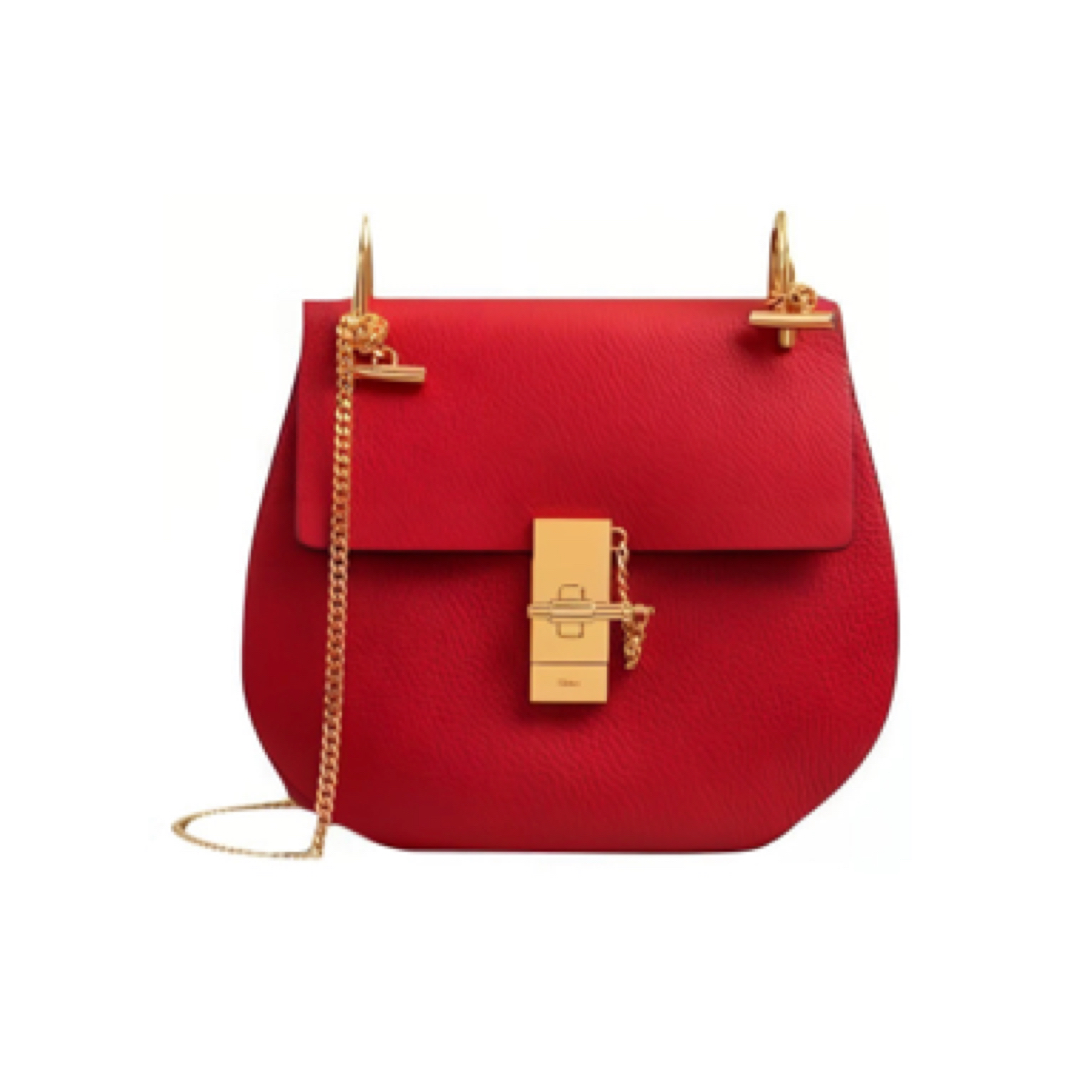 95新 Chloe/蔻依 小猪包 红/JW1876