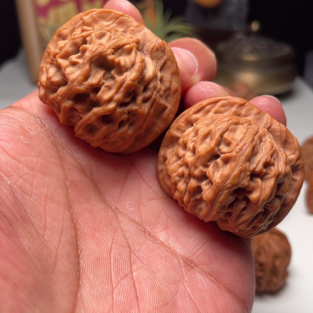 文玩核桃把件天地42全品