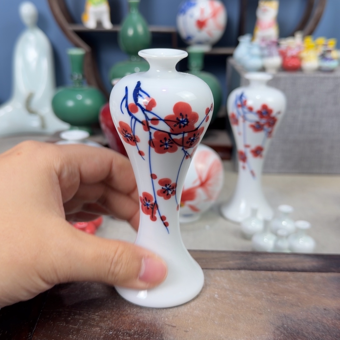 陶瓷手工小花器摆件