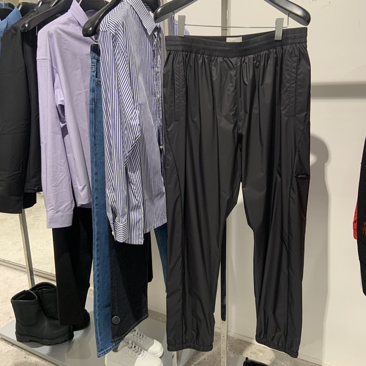 全新未使用 Givenchy/纪梵希 男士运动休闲裤黑色