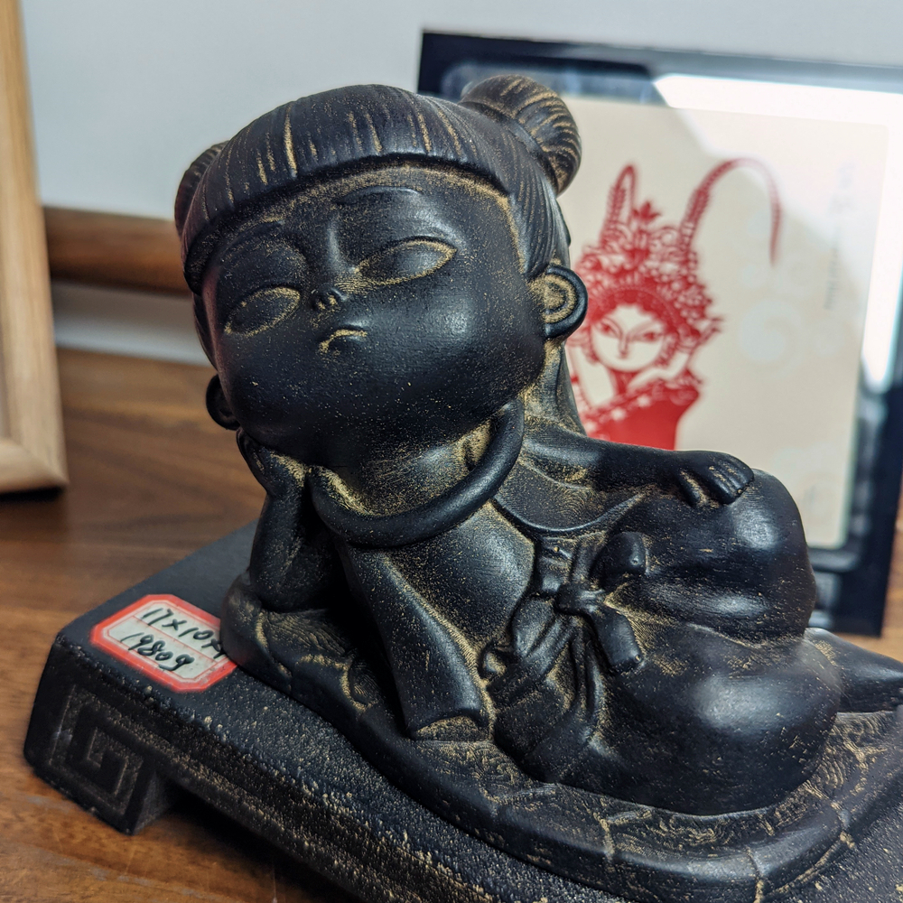 雲植.仿古中式哪吒创意案头装饰桌面造景禅意个性