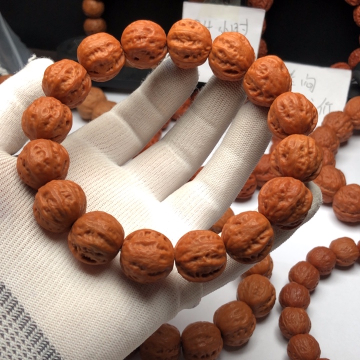 文玩核桃吊坠钢蛋京八棱