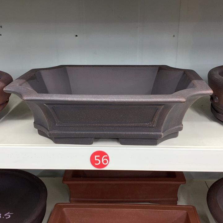 紫砂花盆夜*沉紫砂花盆