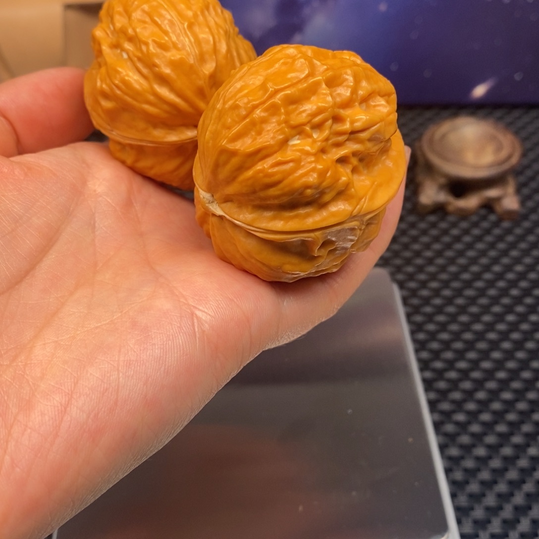 土***玊文玩核桃把件福利玄武大帝