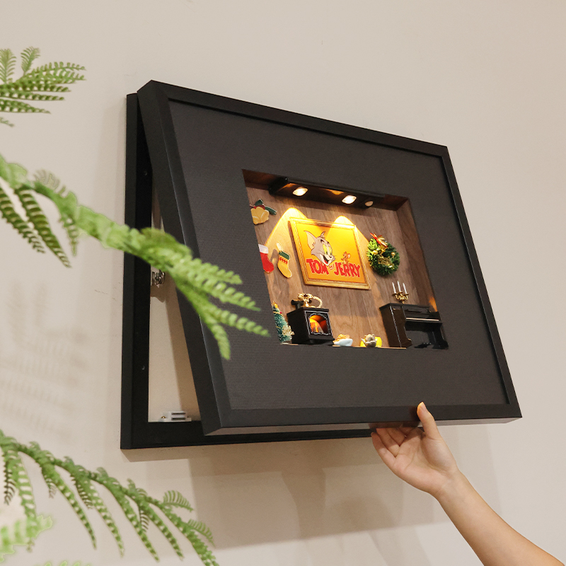 猫和老鼠电表箱遮挡画配电箱装饰画电闸弱电箱壁画开关盒遮丑挂画