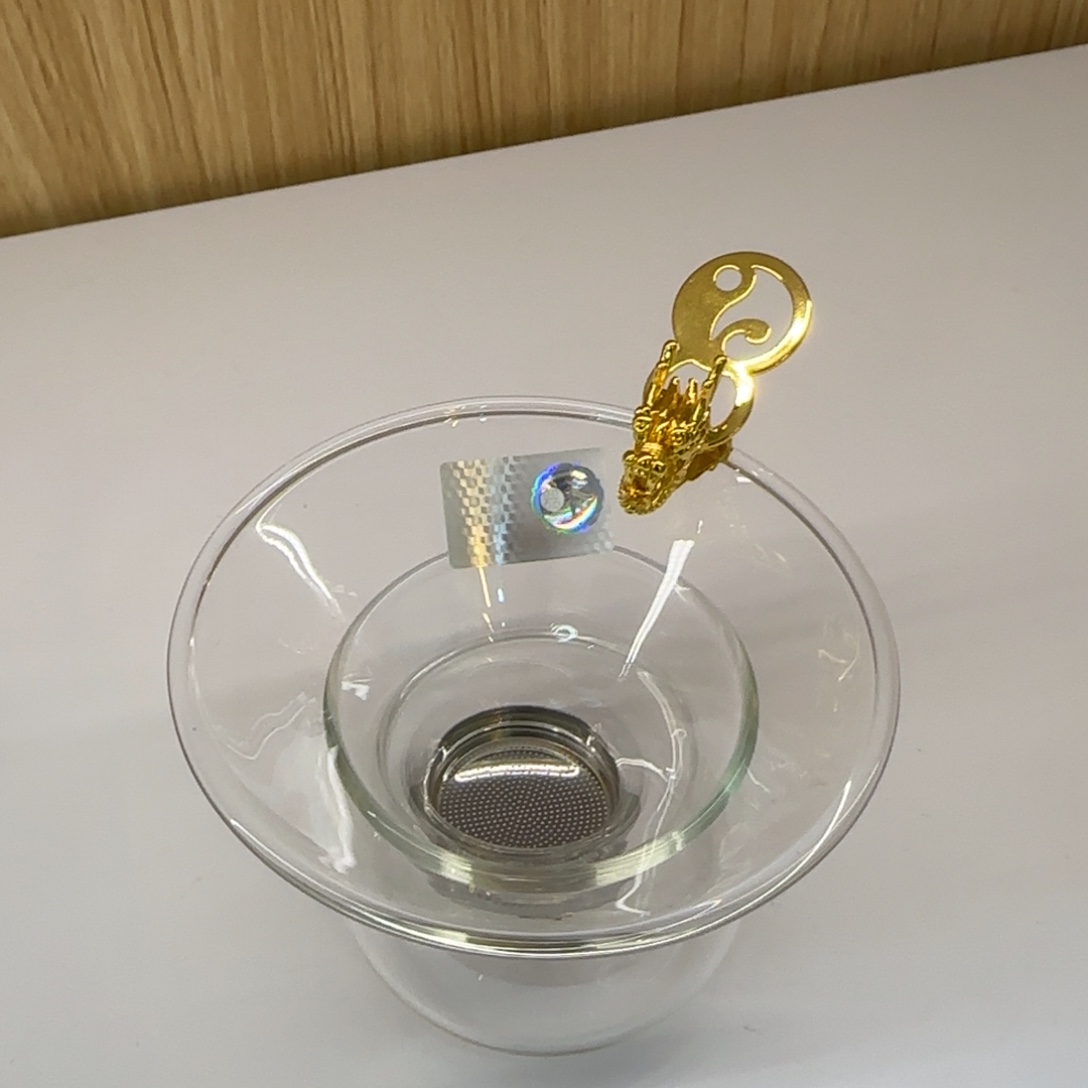 禾器金龙茶漏不锈钢