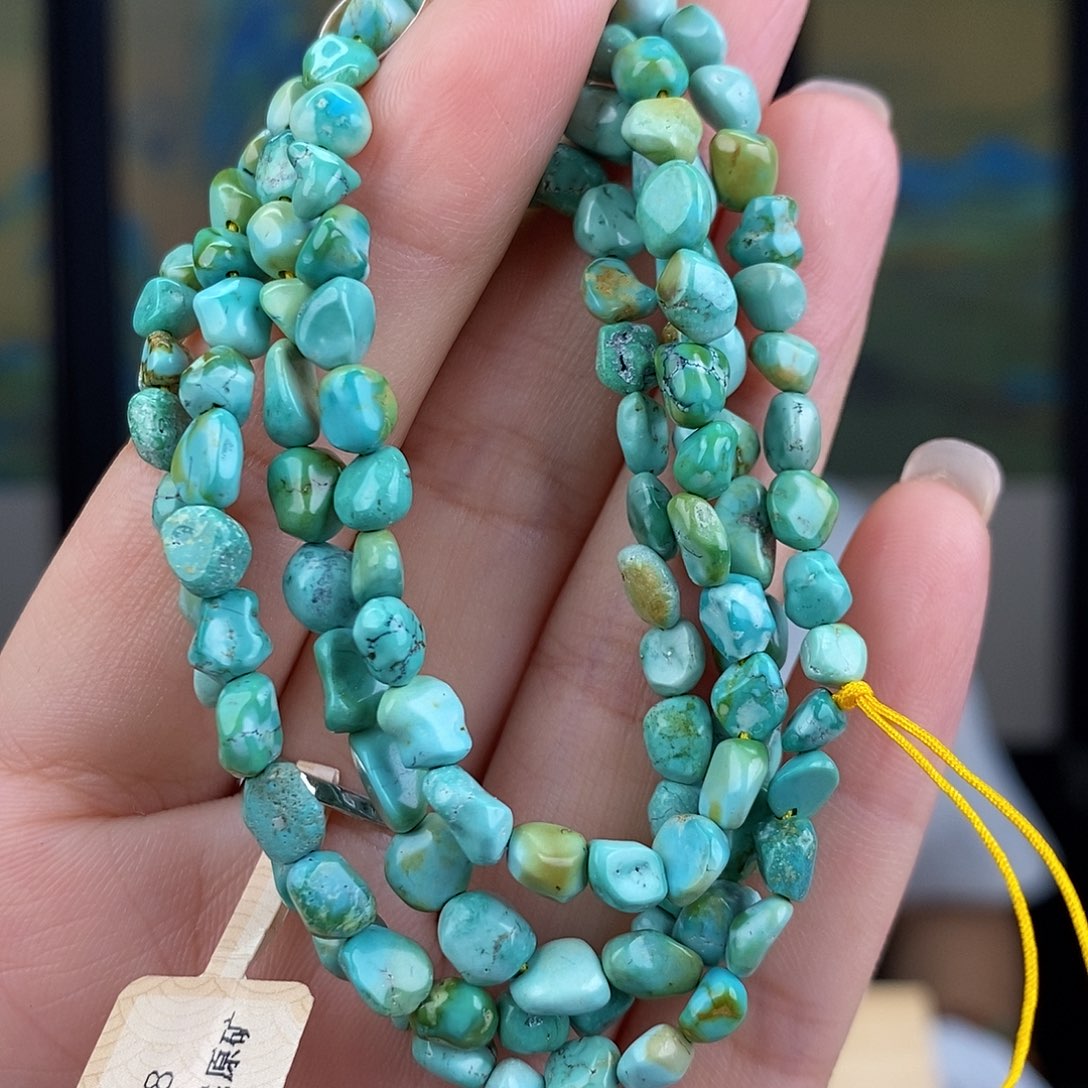 未镶嵌绿松石珠宝奇石