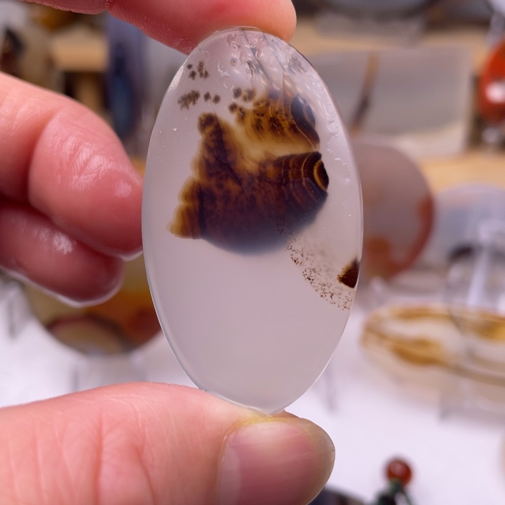 玛瑙/玉髓未镶嵌吊坠(不含链)