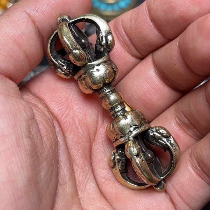 玻璃颈饰藏传喜马拉雅