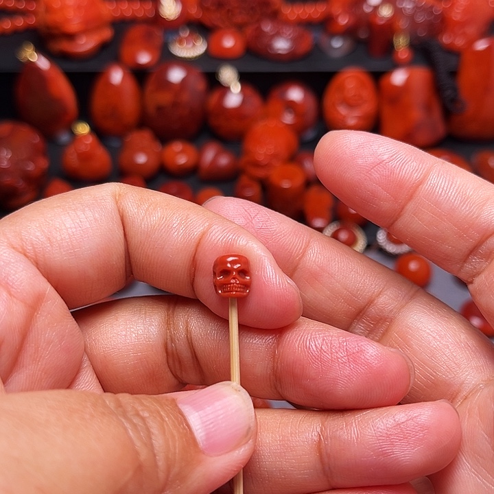 一***番南红玛瑙未镶嵌配饰7mm