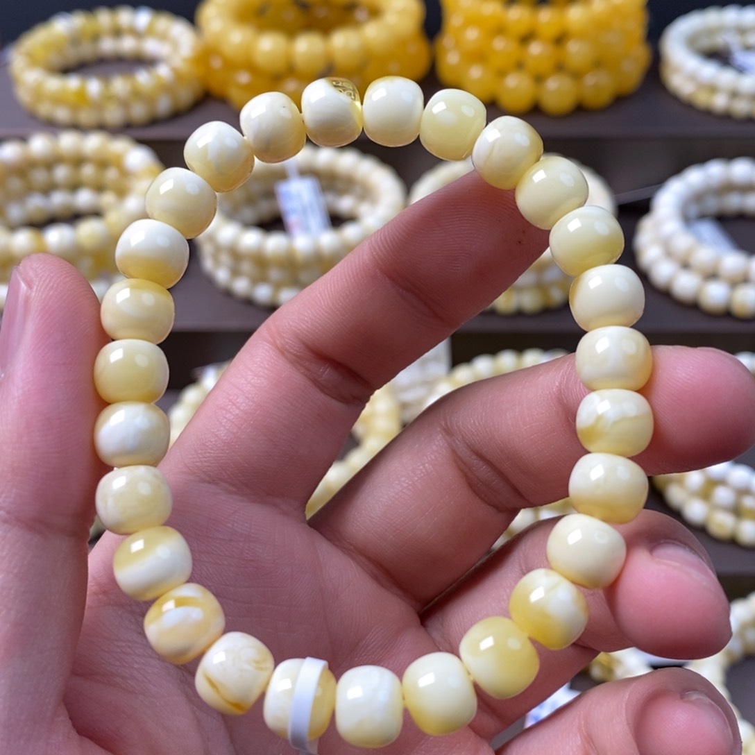蜜蜡珠宝奇石未镶嵌8.5mm