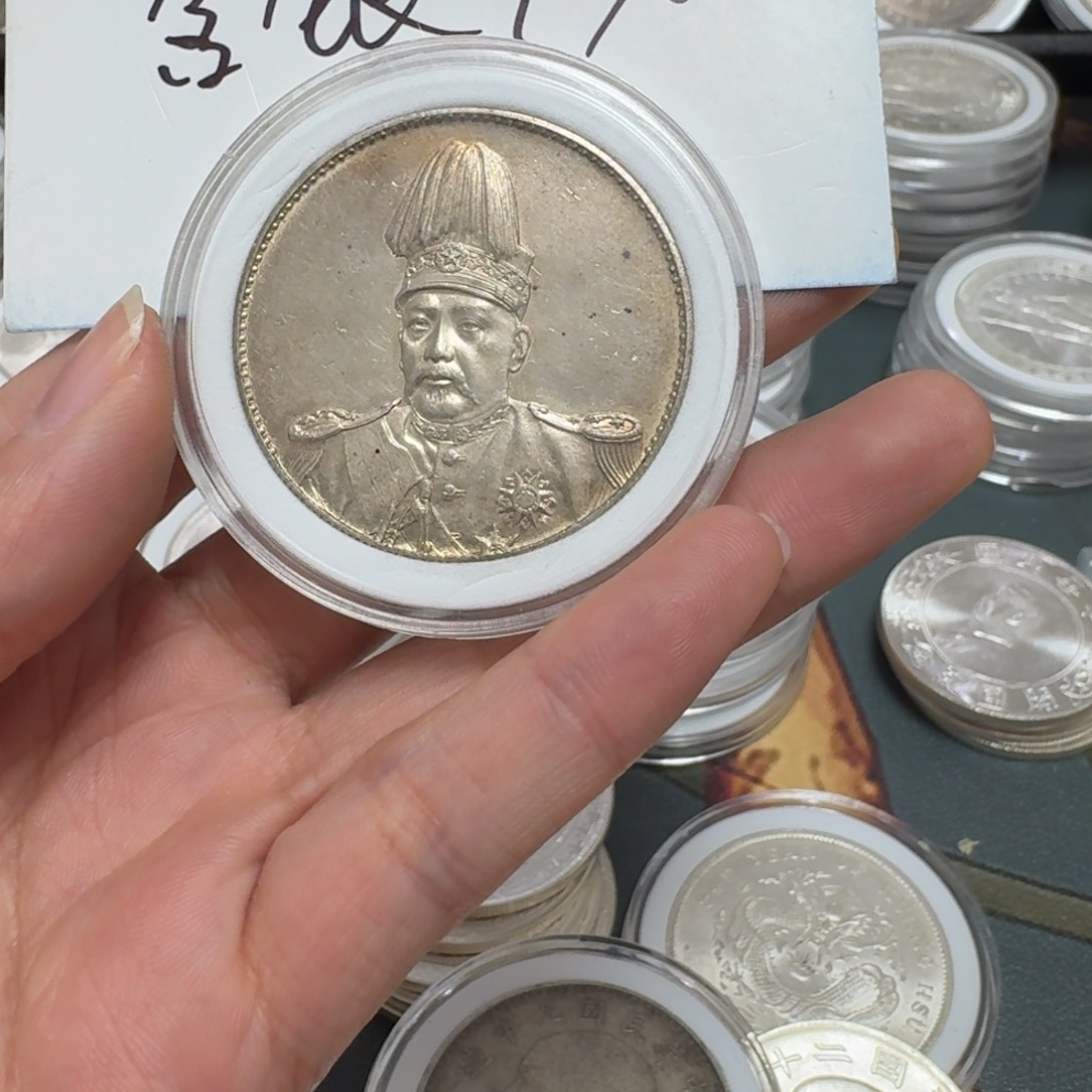 银Ag900低**生银元钱币工艺品学习币0000