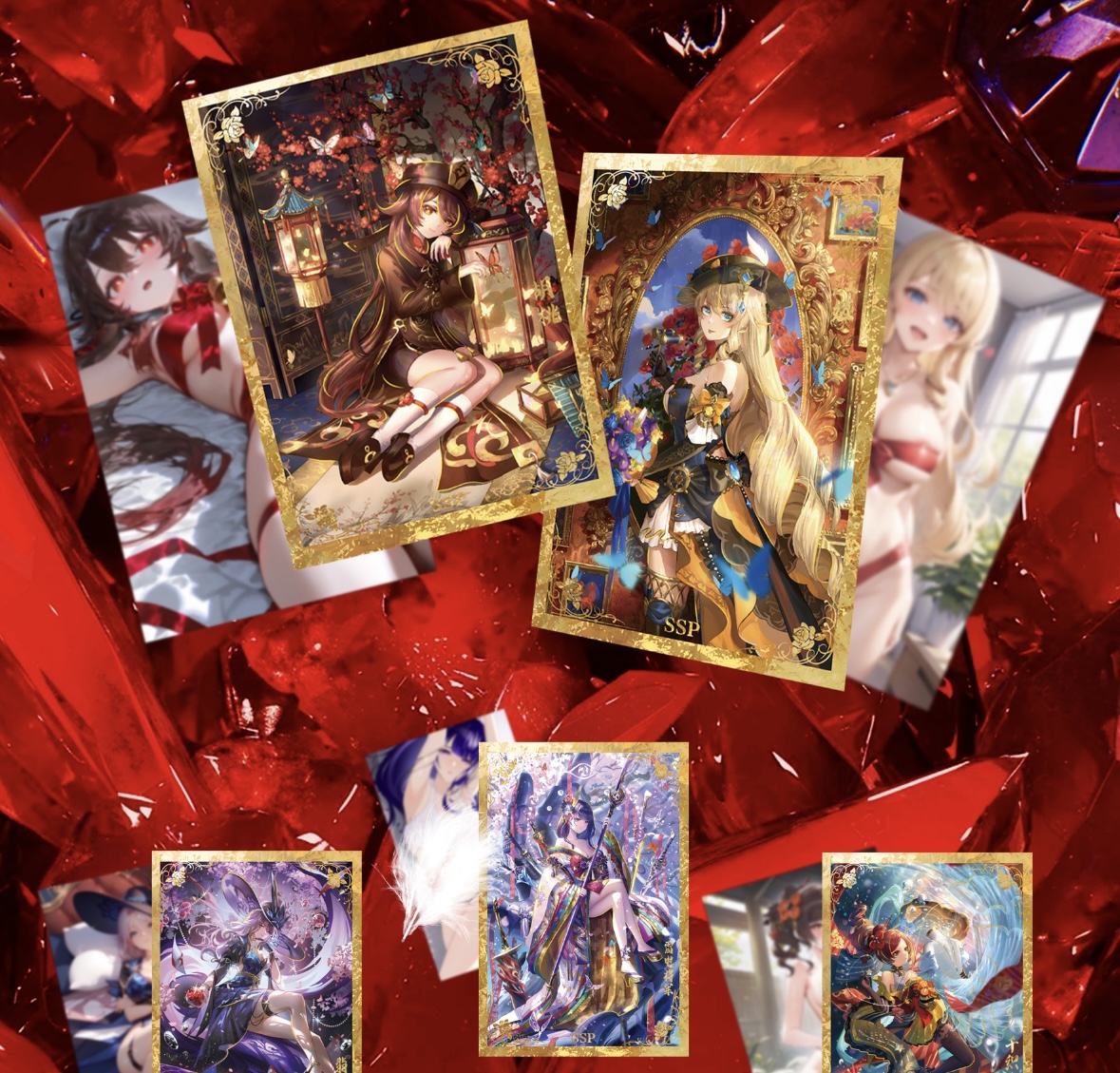 【露露拆】私欲玫瑰动漫卡牌默认代拆